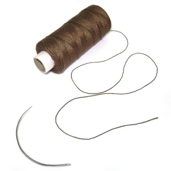 Donna - Hair Weaving Thread (120M / Black / Brown)